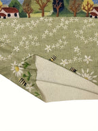 All-Over Print Pixel Animation Style Pattern Thin, Casual Crew Neck Long Sleeve Sweater