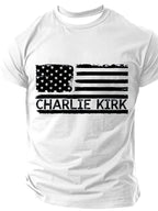 Men's Charlie Kirk Patriot Memorial T-Shirt