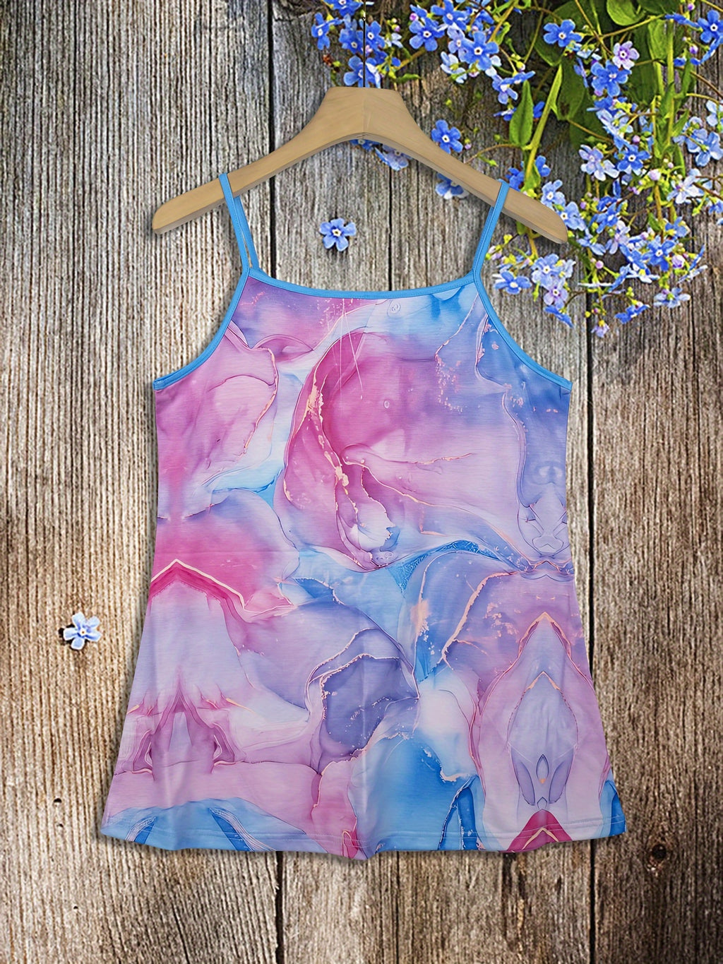 Gradient casual crewneck A pendulum print vest Random shipment