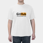 Summer New GitHub Programmer Cotton Round Neck Men's Short Sleeve
