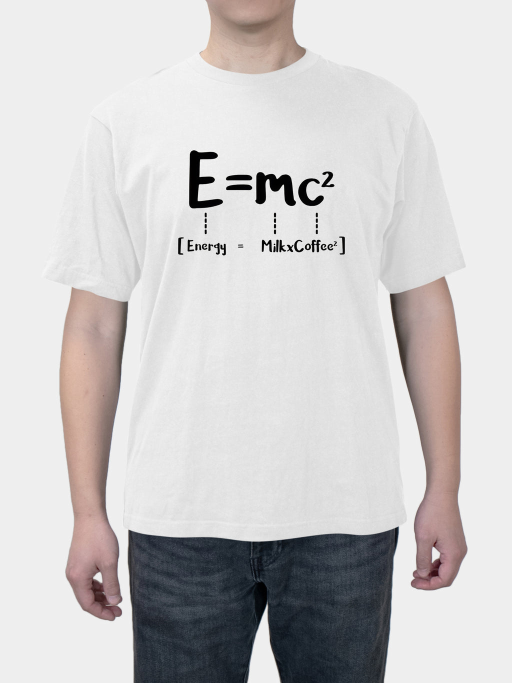 Fun print Einstein's law of conservation of energy printed crop top