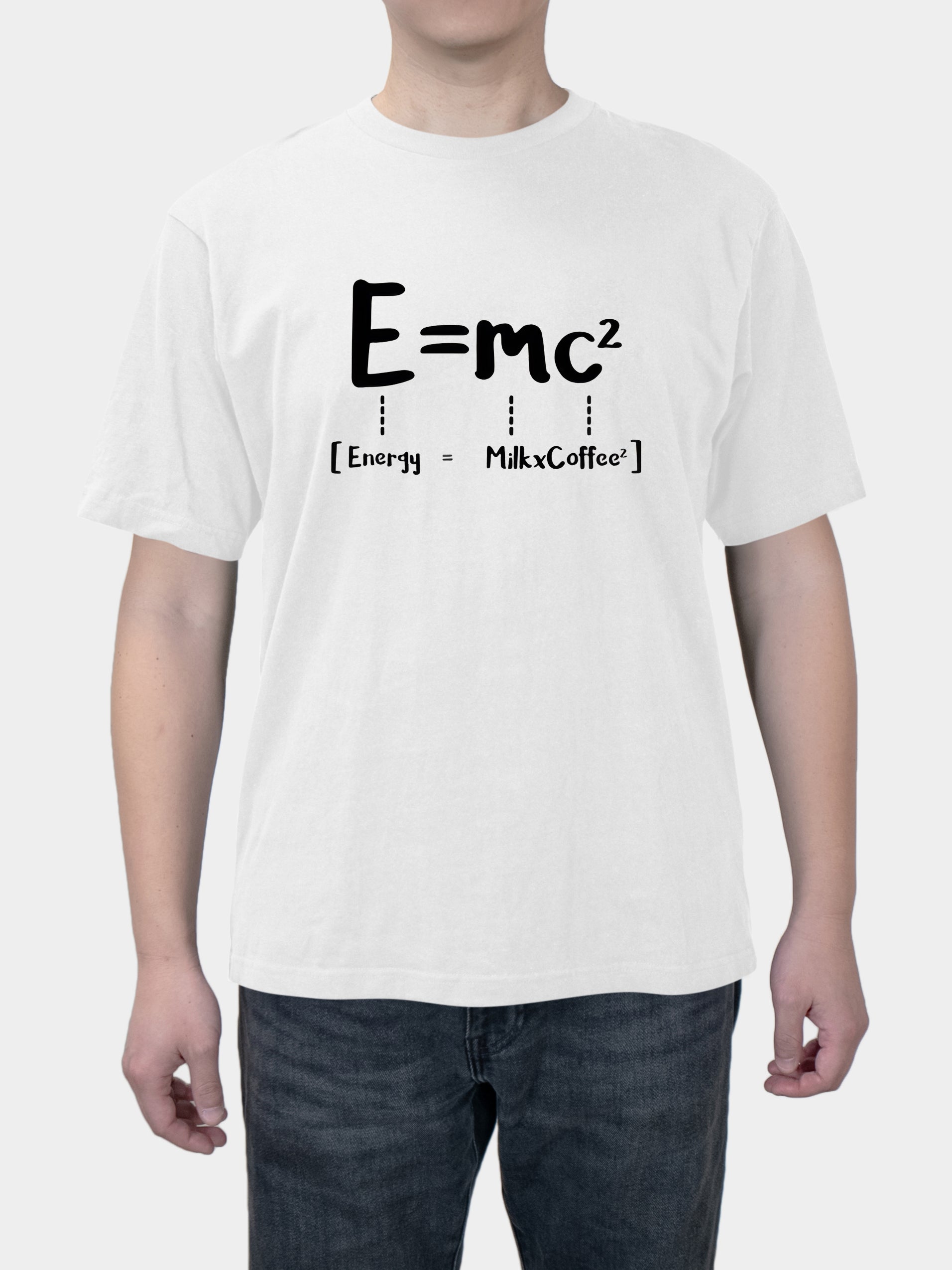 Fun print Einstein's law of conservation of energy printed crop top