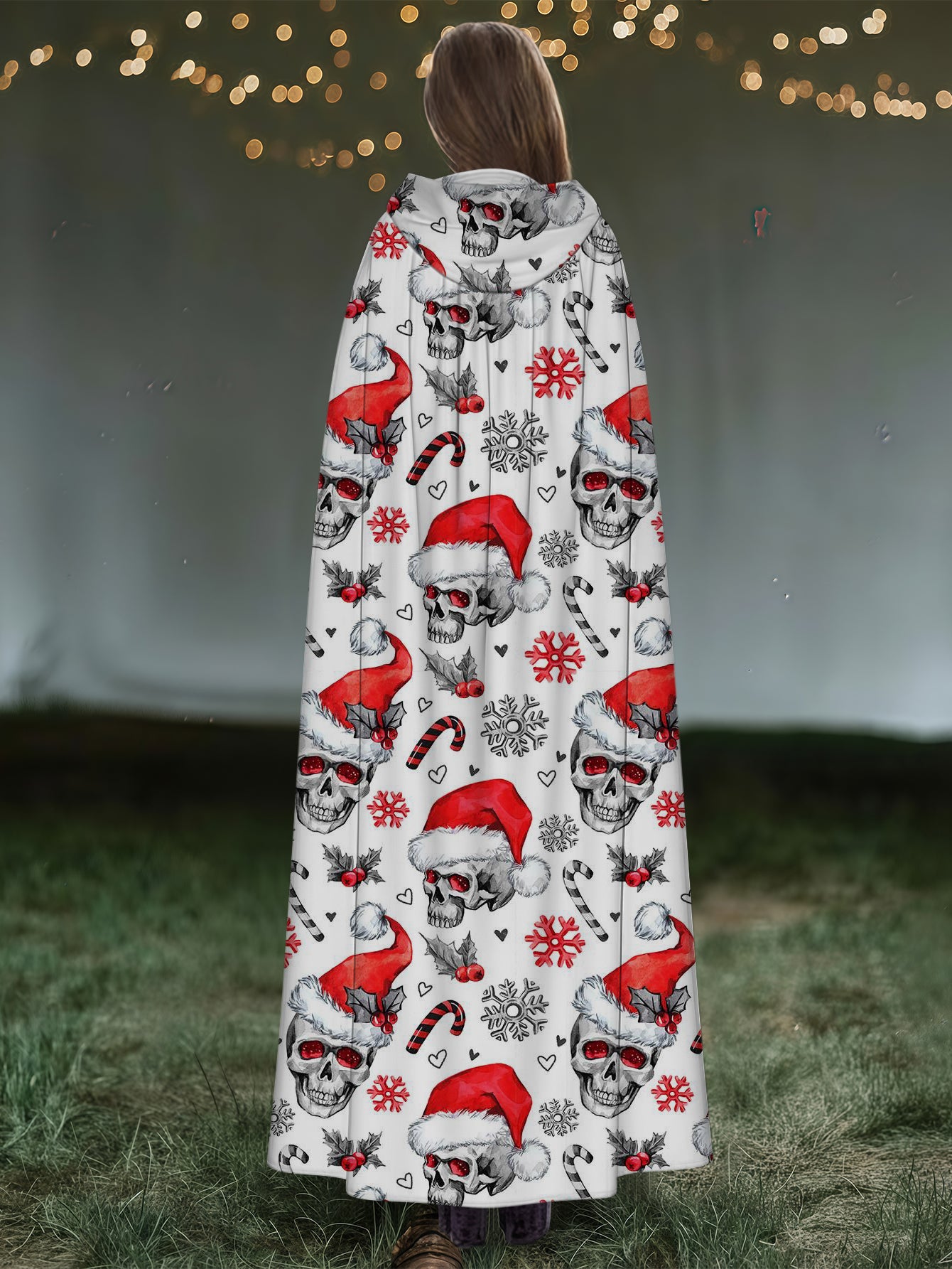 Christmas Skull  Cos Cloak