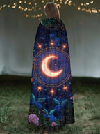 Starry Sky Magic Circle Printed Cloak