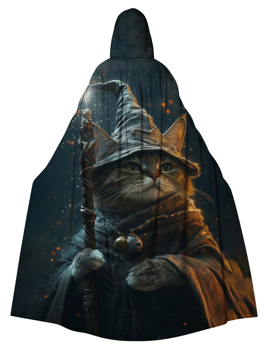 Magic Kitten Print Cape