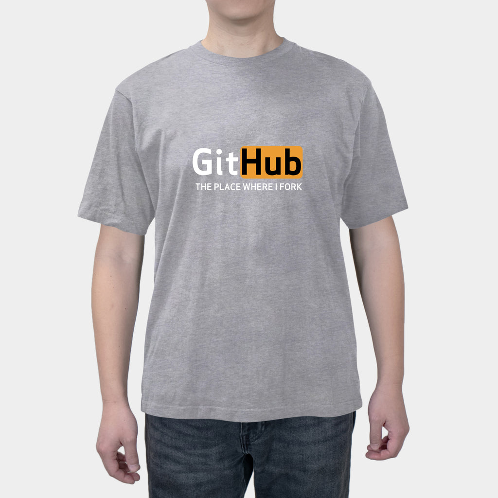 Summer New GitHub Programmer Cotton Round Neck Men's Short Sleeve
