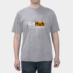 Summer New GitHub Programmer Cotton Round Neck Men's Short Sleeve