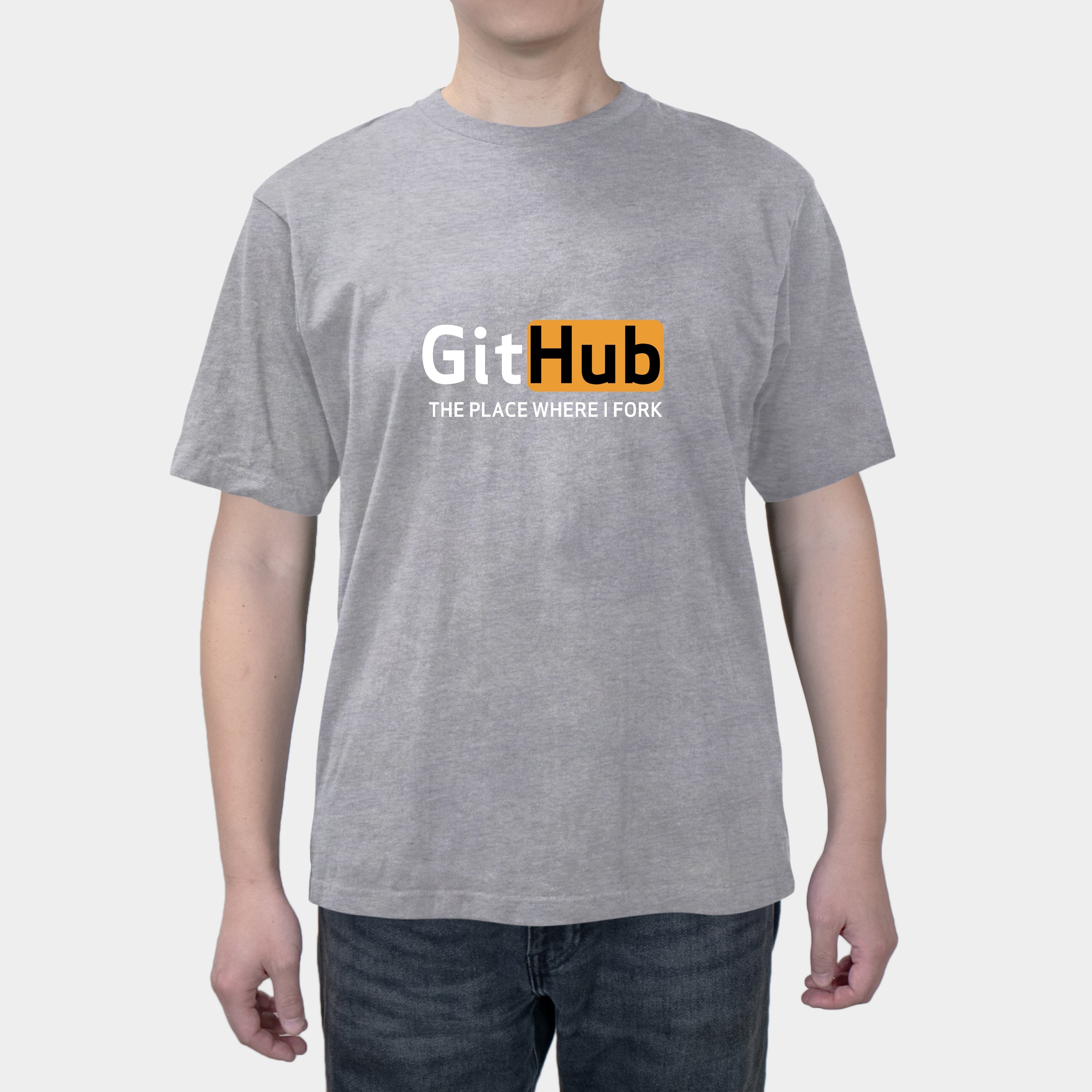 Summer New GitHub Programmer Cotton Round Neck Men's Short Sleeve