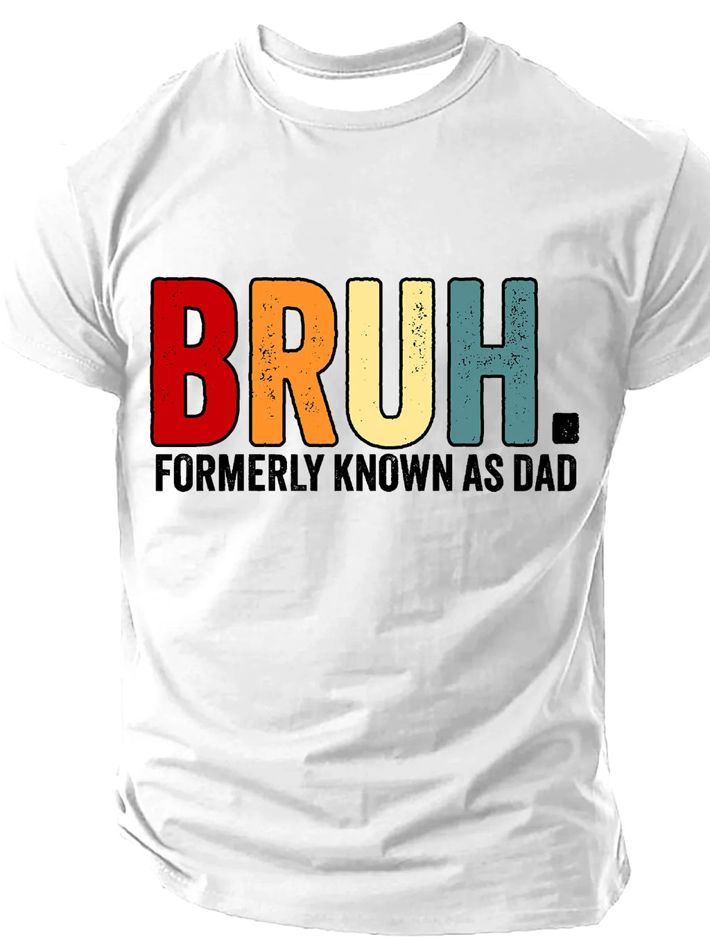 Bruh Formerly Known as Dad Men's Funny Slang Short Sleeve T-shirt