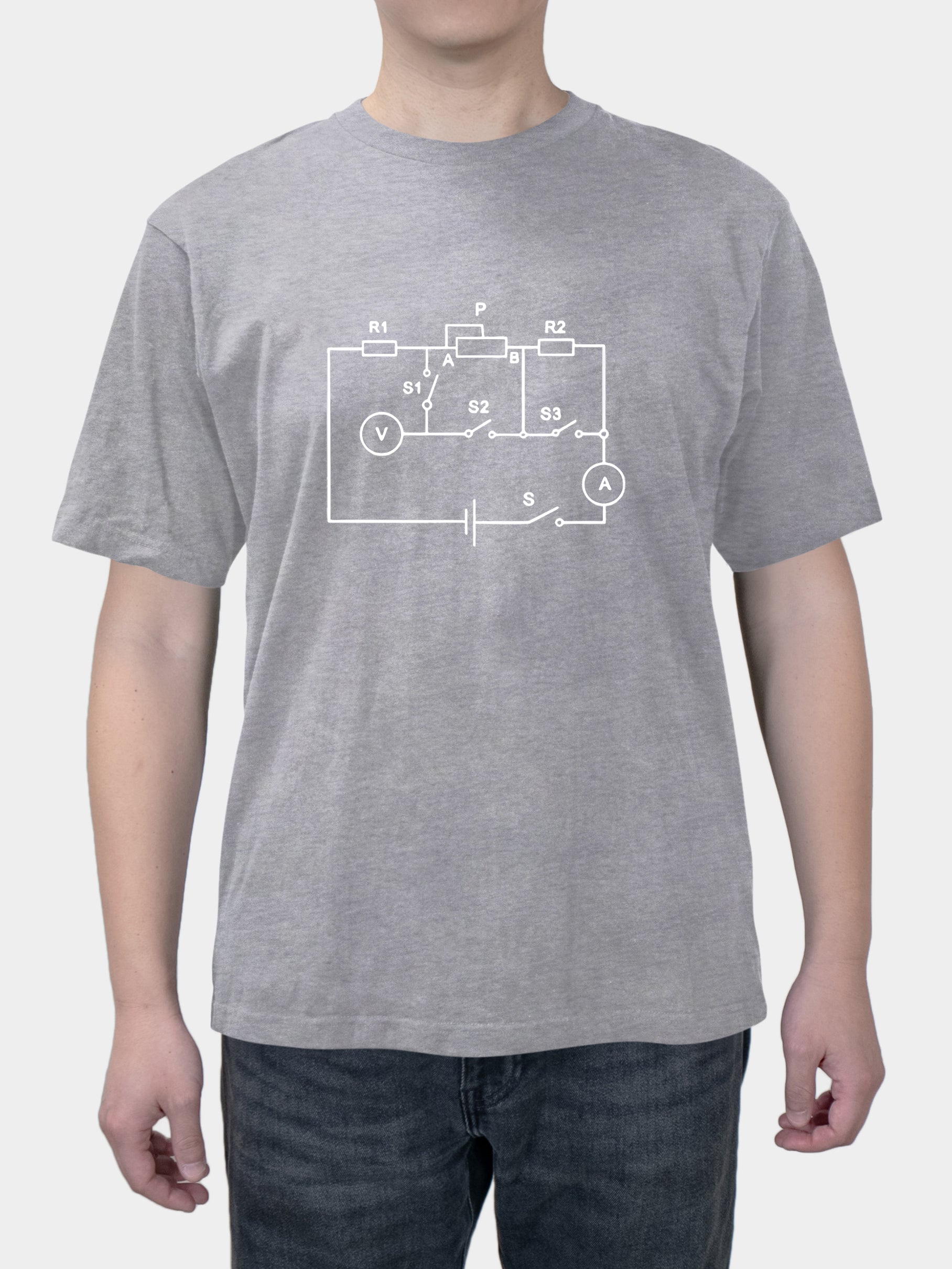 Physical circuit diagram science and engineering crop top