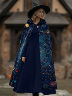 Tarot Star Divination Print Cape Cloak