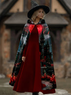 Castle Girl Print Fun Hooded Cloak