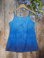 Floral-print casual crewneck camisole Random shipment