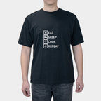 Programmer Code Farmer Versatile Simple Summer Men's Short Sleeve