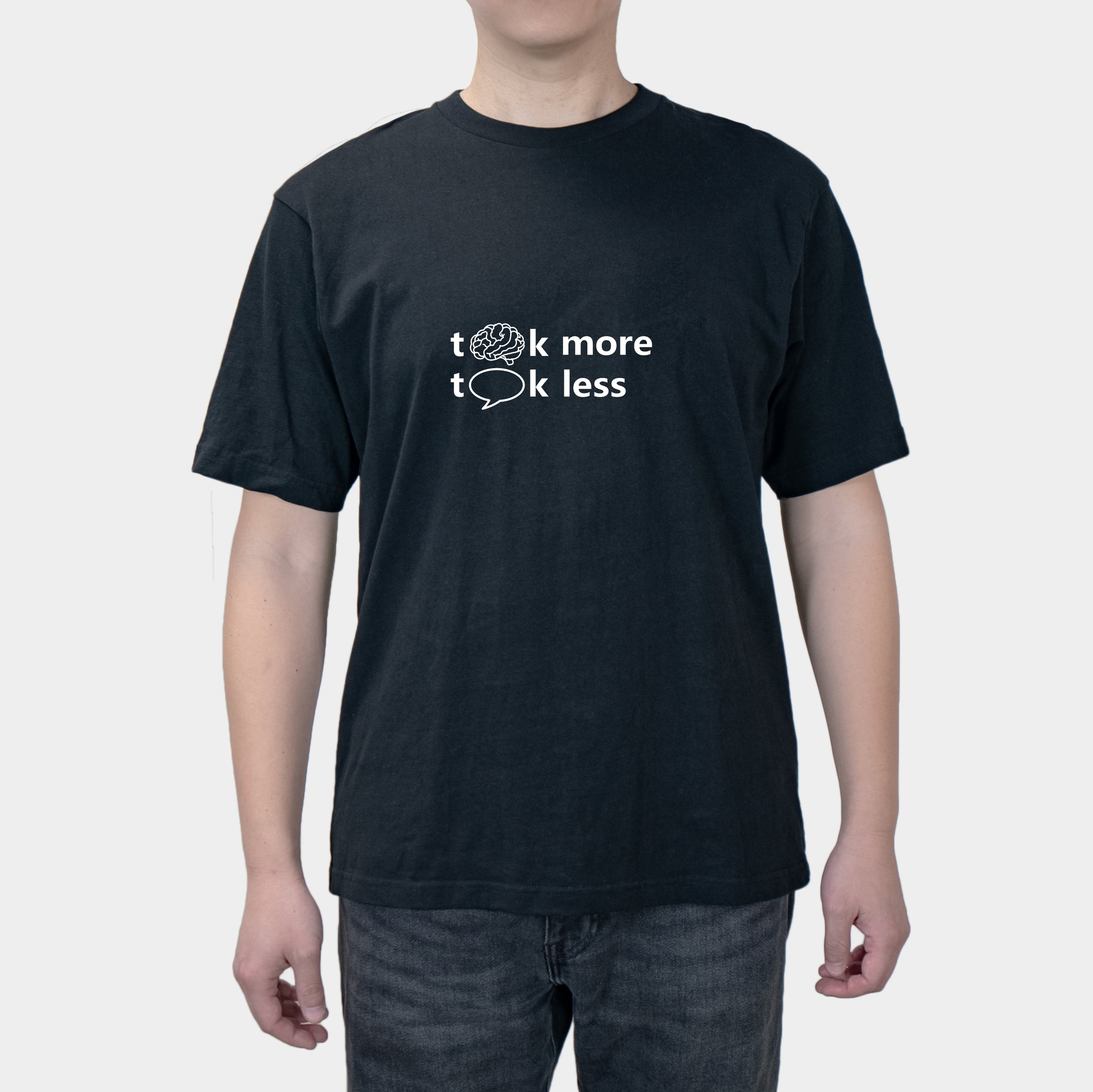 Think More And Talk Less Interesting English Summer Men's Short Sleeve