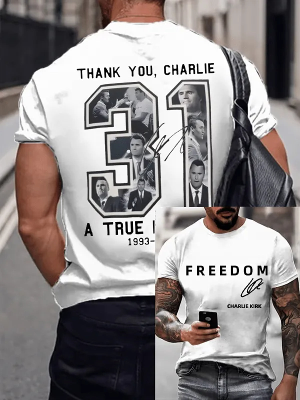 Men's Commemorative Liberty Signature 31 Print T-shirt