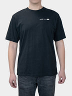 Low battery print cropped T-shirt