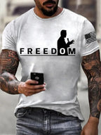 Men's FREEDOM short-sleeved T-shirt