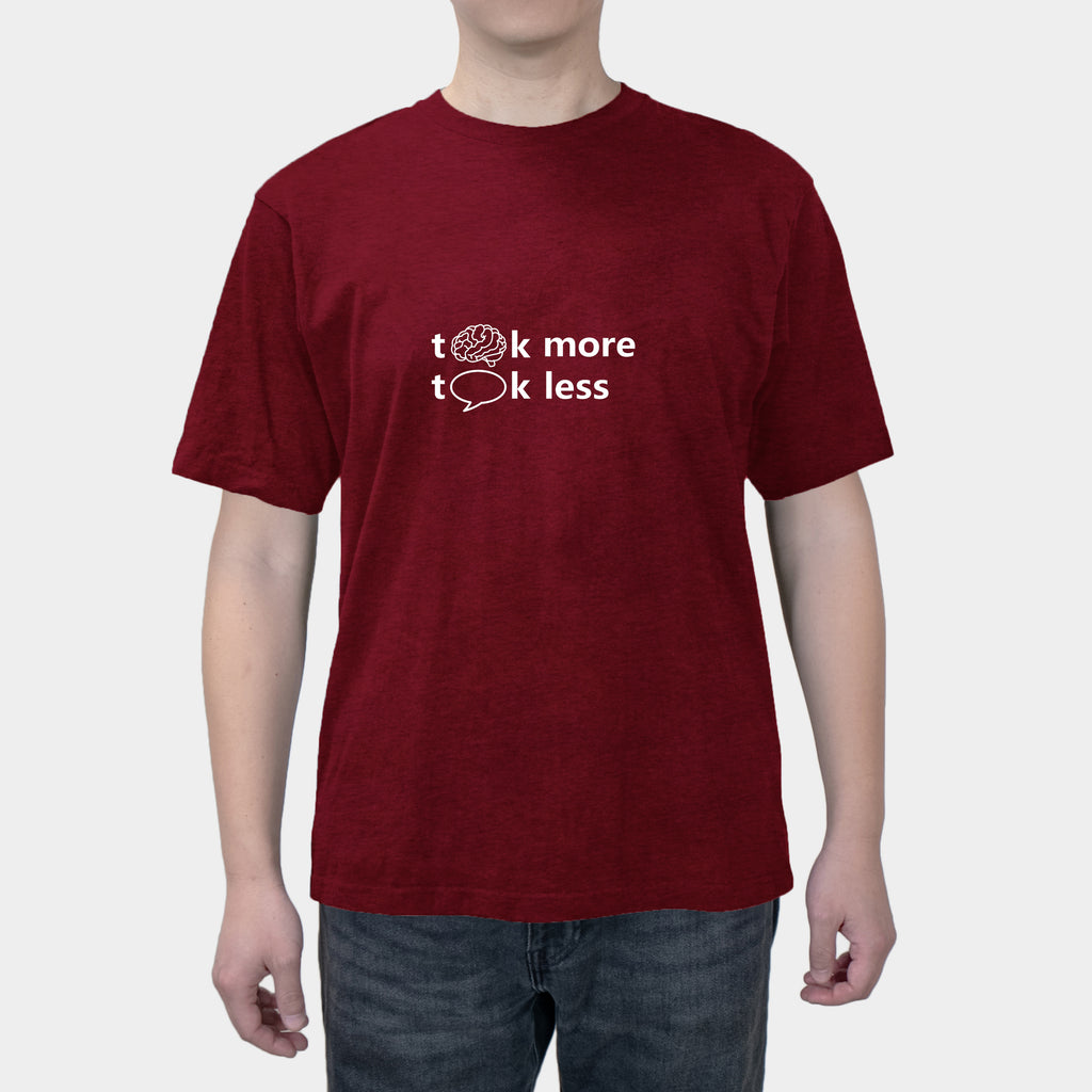 Think More And Talk Less Interesting English Summer Men's Short Sleeve