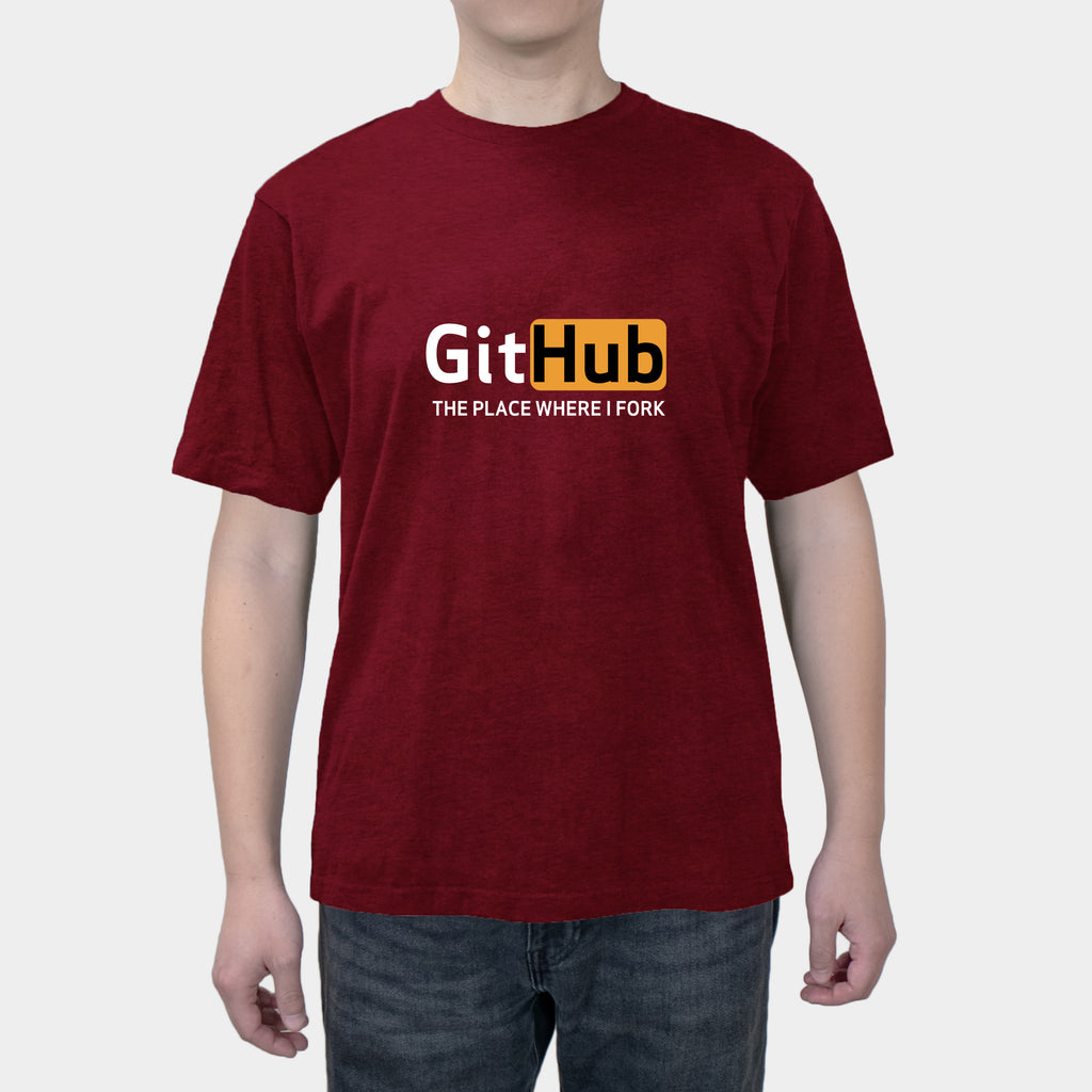 Summer New GitHub Programmer Cotton Round Neck Men's Short Sleeve