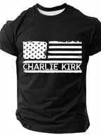 Men's Charlie Kirk Patriot Memorial T-Shirt