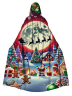 Merry Christmas Exclusive Casual Print Cape