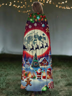 Merry Christmas Exclusive Casual Print Cape