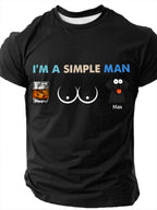 Men's Sarcastic Funny Slang Short Sleeve T-shirt