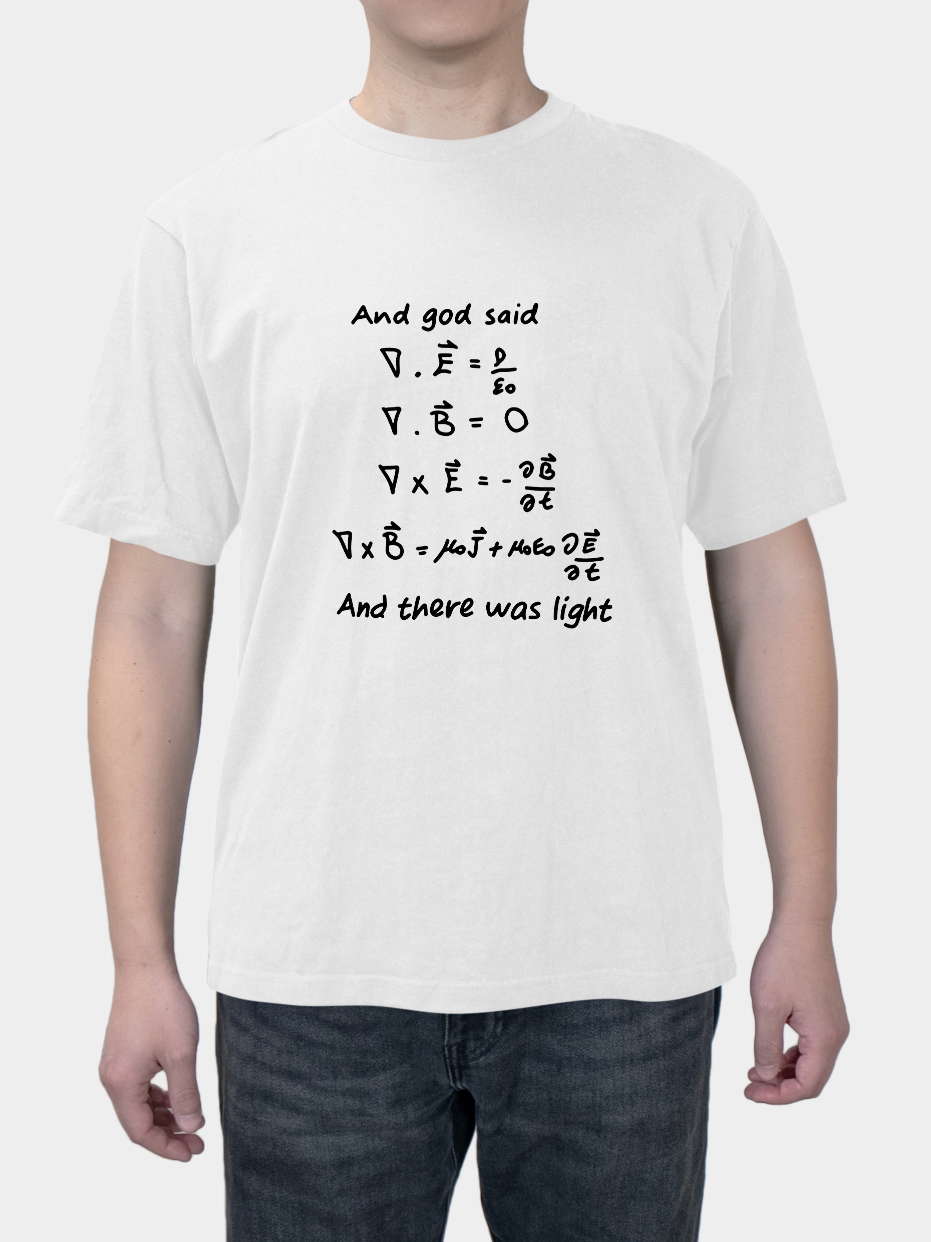 Men's collegiate math equation printed crop top