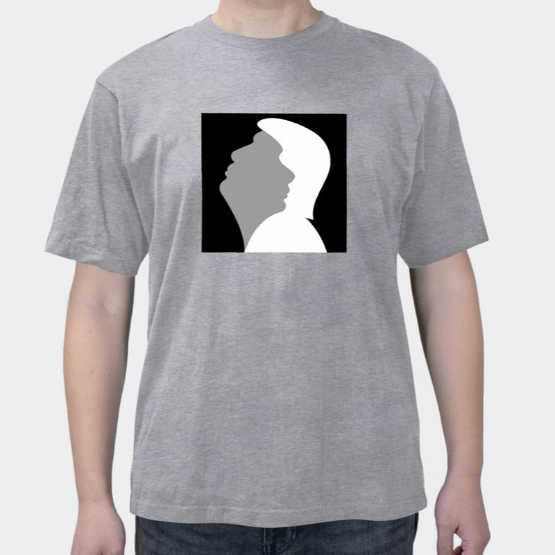 Creative Fun Simple American Russian Avatar Men's Summer Cotton T-Shirt