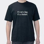 Geek Programmer Creative Funny That's Not Bug Print Men's Short Sleeve