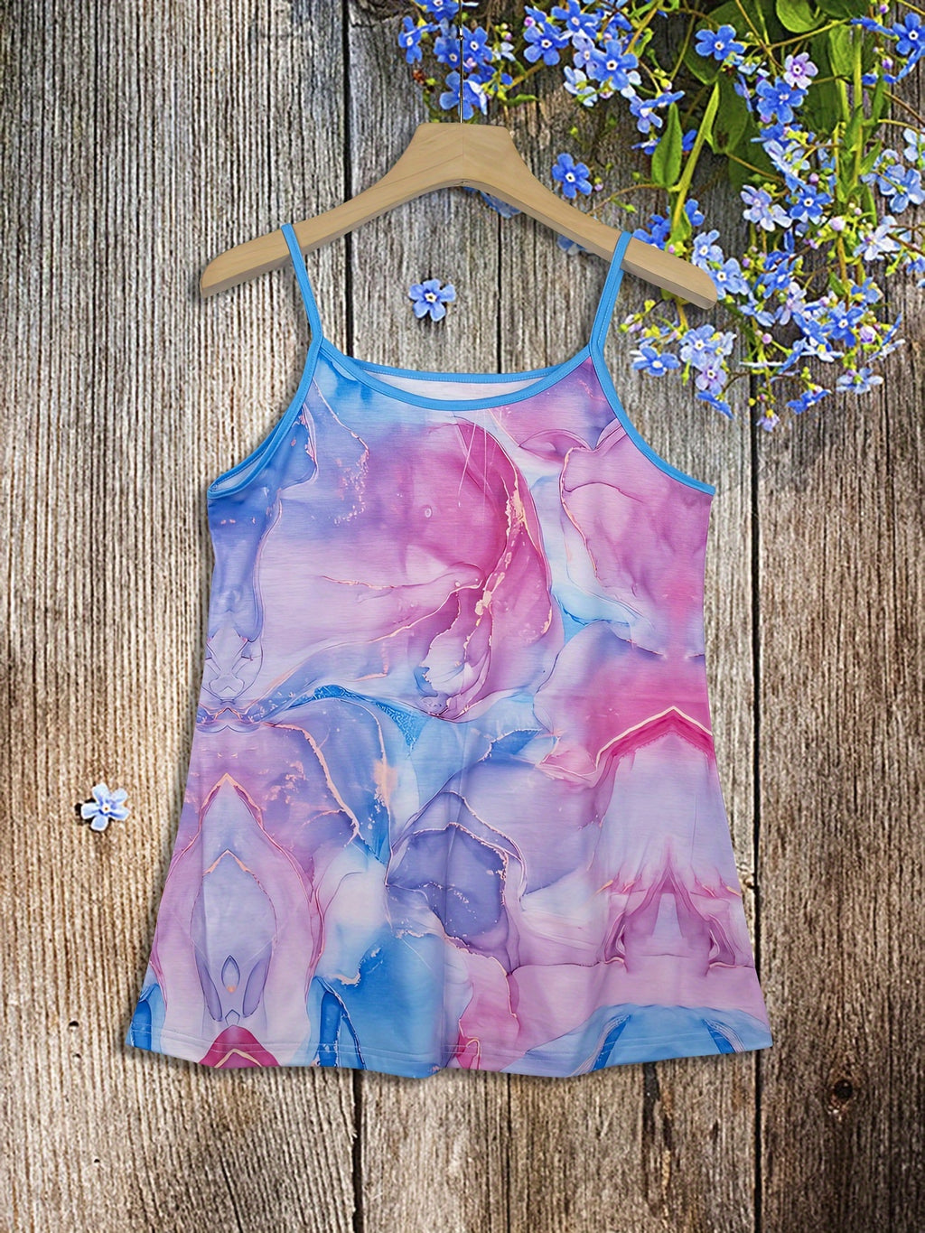 Gradient casual crewneck A pendulum print vest Random shipment