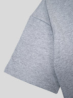 Men's pure cotton solid-color T-shirt, a loose and heavyweight casual top for summer