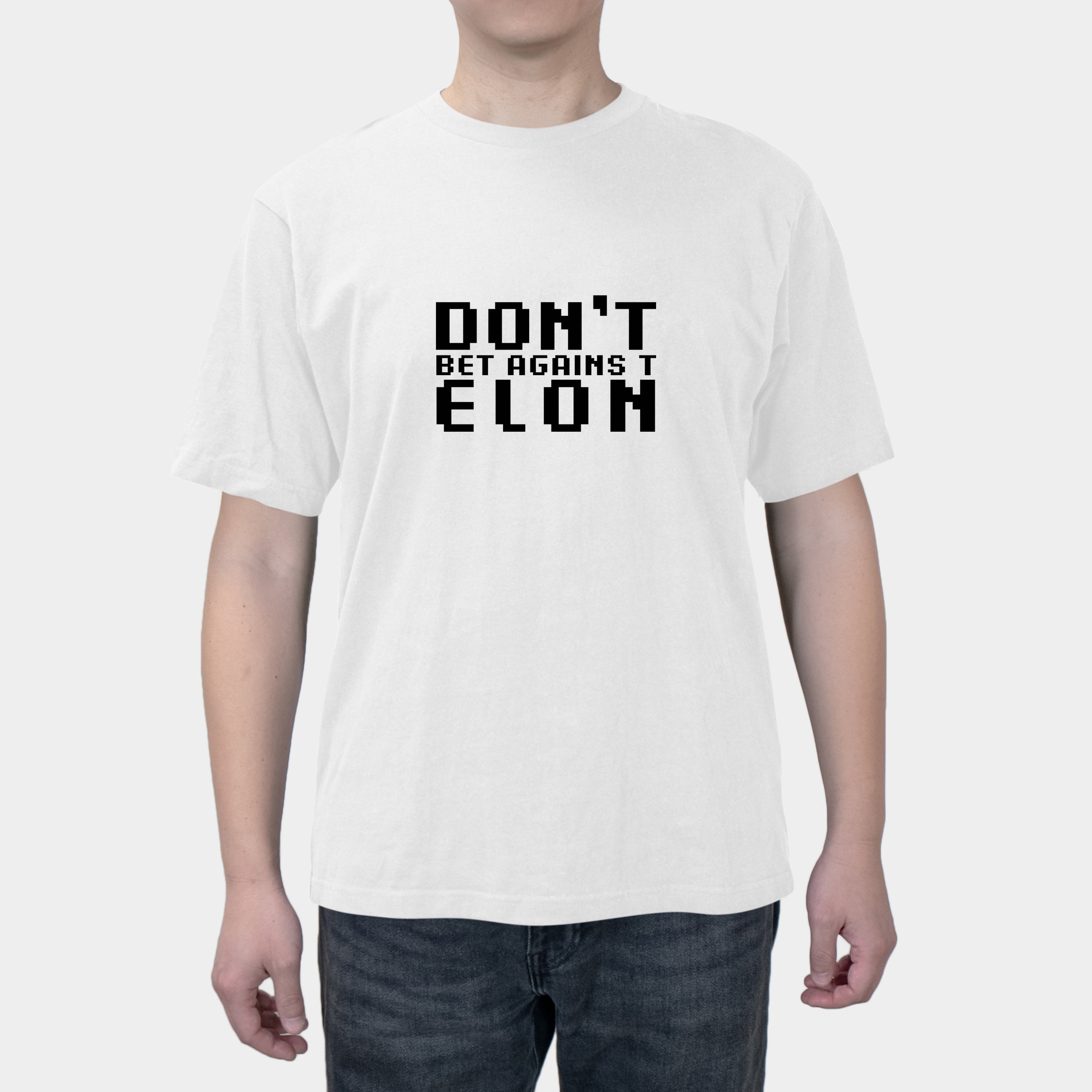 Don't the old horse with a fun English commemorative summer men's T-shirt