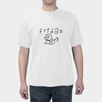 2025 Modal T-shirt Fun Text Week Monday To Sunday Workers Mood Club Animal Work Short Sleeve