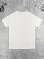 District of Columbia, American Alphabet Flag-print crewneck short-sleeved T-shirt Knitted women's top