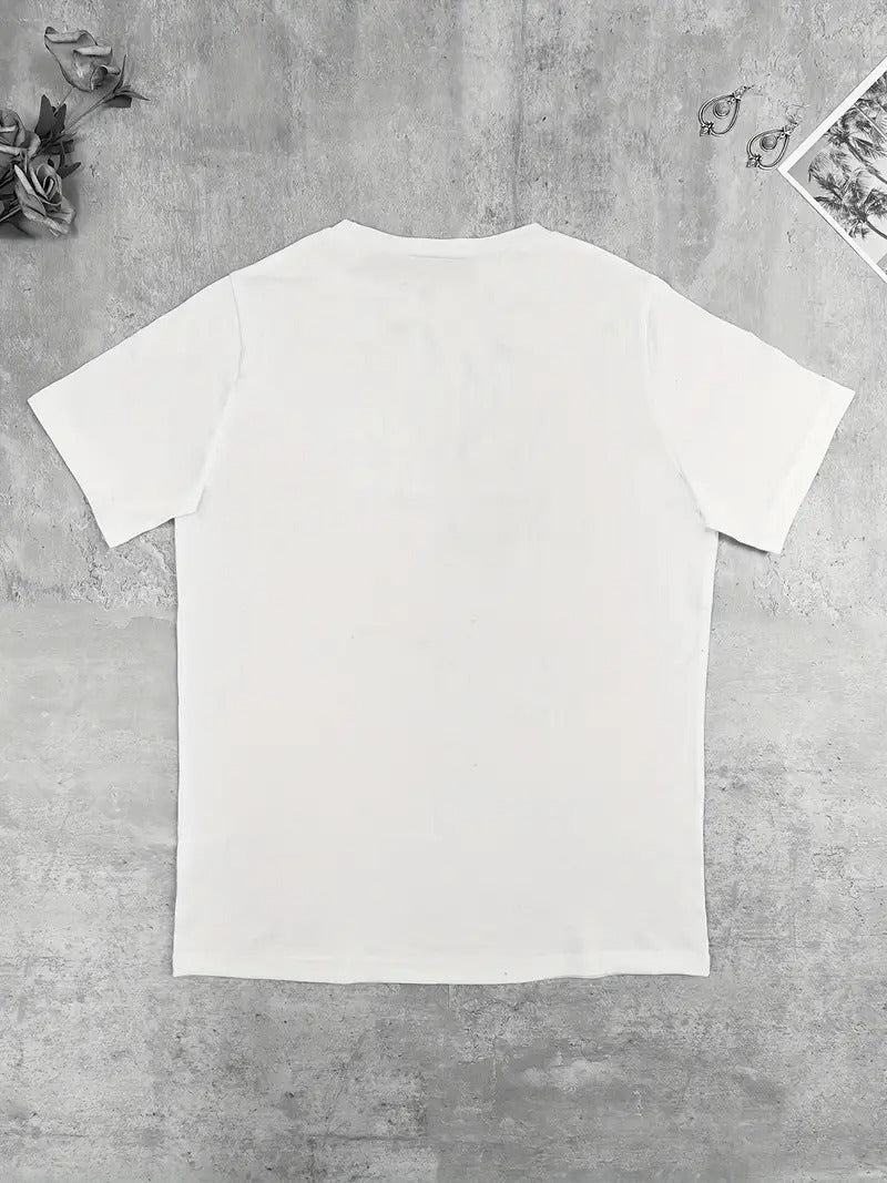 KyōprefectureJapanese alphabet print crew neck short sleeve knit T-shirt